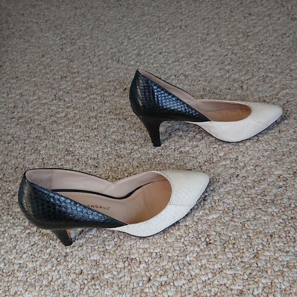 Loeffler Randall Embossed black and white Pumps size 6B - Picture 1 of 10